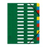 Trieur carte Exacompta Harmonika 24 divisions couelurs assorties
