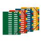 Sorteermap karton Exacompta Harmonika 24 verdelingen assortiment