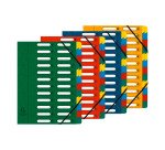 Trieur carte Exacompta Harmonika 24 divisions coloris assortis