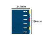 Trieur carte Exacompta Harmonika 6 divisions coloris assortis