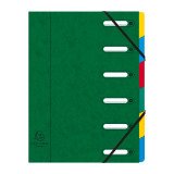 Trieur carte Exacompta Harmonika 6 divisions couelurs assorties