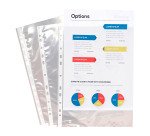 Pochettes perforées Exacompta  A4 polypropylène lisse 6/100e - Boite de 50