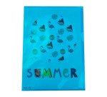 Chemise coin plastique Exacompta Premium A4 polypropylène 12/100e transparente couleurs assorties - Paquet de 10