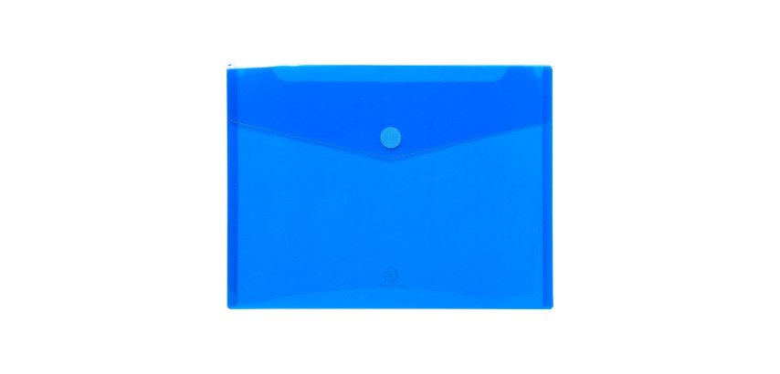 Pochette de rangement à scratch Exacompta 24 x 31,5 cm Bleu - Paquet de 5