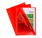Hemdecke Ecke Kunststoff Exacompta A4 PVC 13/100 transparent - Packung mit 10