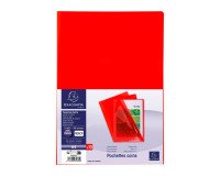 Hemdecke Ecke Kunststoff Exacompta A4 PVC 13/100 transparent - Packung mit 10