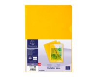 L-map plastic Exacompta A4 PVC 13/100e transparant - Pakket van 10