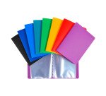 Protège-documents Opak Exacompta polypropylène 11 x 15 cm 20 pochettes - 40 vues coloris assortis