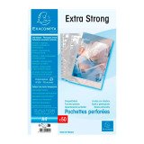 Perforated folders Exacompta A4 smooth recycled polypropylene 9/100 - Box of 50