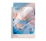 Pochettes perforées Exacompta A4 polypropylène recyclé lisse 9/100e - Boite de 50