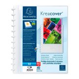 Protège-documents amovible personnalisable Exacompta Kreacover polypropylène A4 40 pochettes - 80 vues
