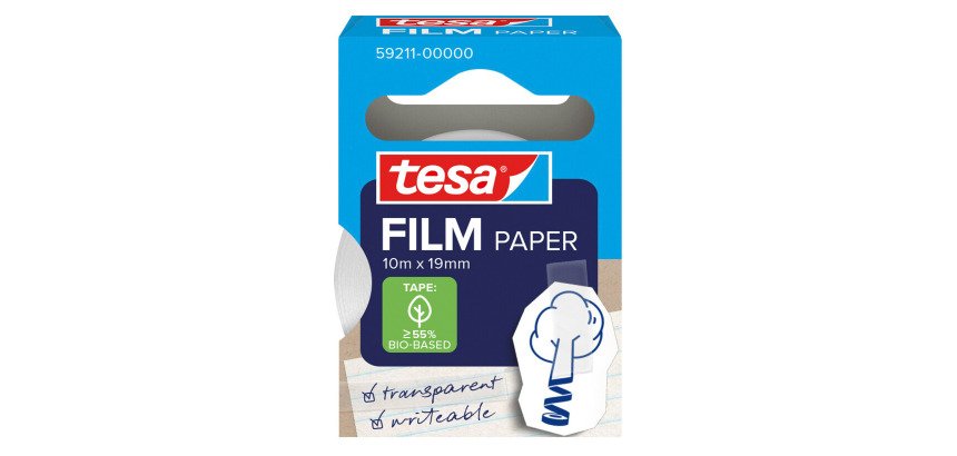 Cinta adhesiva de papel Tesafilm paper 10m x19 mm