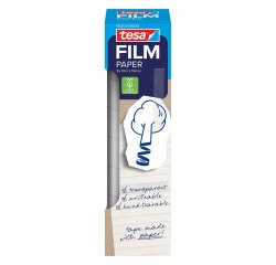 Cinta adhesiva de papel Tesafilm paper 10m x19 mm - Torre de 8
