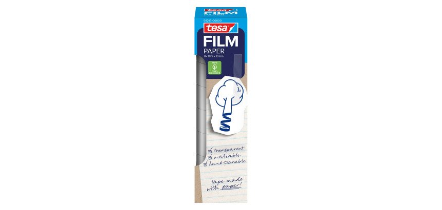 Cinta adhesiva de papel Tesafilm paper 10m x19 mm - Torre de 8