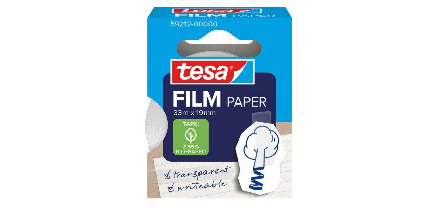 Cinta adhesiva de papel Tesafilm paper 33m x19 mm