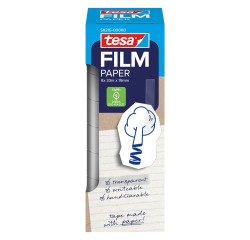 Cinta adhesiva de papel Tesafilm paper 33m x19 mm - Torre de 8