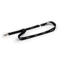 Durable Cordoncino in tessuto STAFF con moschettone - Confezione da 10