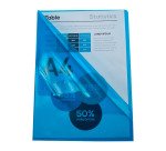 Chemise coin plastique Exacompta A4 polypropylène 13/100e - Paquet de 100