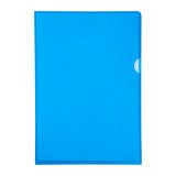 Chemise coin plastique Exacompta A4 polypropylène 13/100e - Paquet de 100