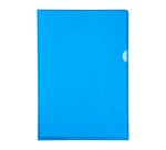 Chemise coin plastique Exacompta A4 polypropylène 13/100e - Paquet de 100