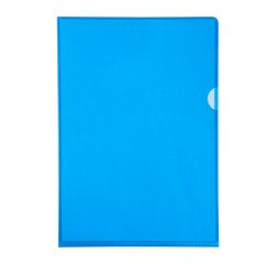 Plastic corner sleeve Exacompta A4 polypropylene 13/100 transparent - Pack of 100