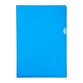 Chemise coin plastique Exacompta A4 polypropylène 13/100e transparente - Paquet de 100