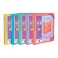 Klasseerdoos plastic personaliseerbaar Exacompta KREACOVER - rug 4 cm assortiment pastelkleuren