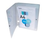 Chemise box translucide plastique personnalisable Exacompta Kreacover dos 4 cm