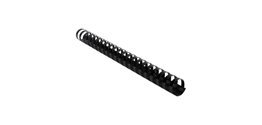 Exacompta 25 mm Black Plastic Ring Binder - Pack of 50