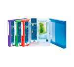 Chemise box translucide plastique personnalisable Exacompta Kreacover dos 4 cm