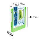 Chemise box translucide plastique personnalisable Exacompta Kreacover dos 4 cm