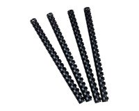Exacompta 16mm Black Plastic Ring Binding Rod - Box of 100