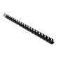 Baguette reliure anneaux plastique Exacompta 16 mm noir - Boite de 100