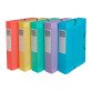 Klasseerdoos plastic Exacompta Chromaline 25 x 33 cm rug 6 cm assortiment pastelkleuren