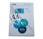 Chemise coin plastique Exacompta A4 polypropylène 13/100e - Paquet de 100