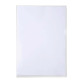 Chemise coin plastique Exacompta A4 polypropylène 13/100e transparente - Paquet de 100