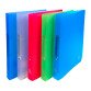 Classeur 2 anneaux plastifié Exacompta Chromaline A4 - Dos 2 cm couleurs assorties