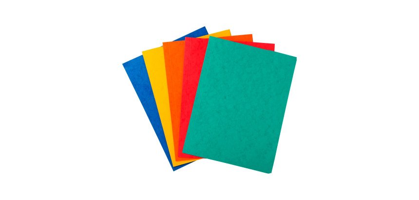 Chemise dossier 3 rabats Exacompta 24 x 32 cm coloris assortis