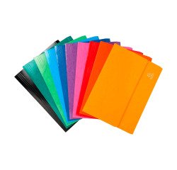 Dossiermap met balg Iderama karton Exacompta 24 x 32 cm, assortiment kleuren