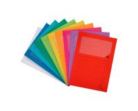 Chemise mit Papierecke und Fenster Forever Exacompta in lebhaften, sortierten Farben - Packung mit 25 Stück