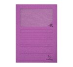 Chemise coin papier avec fenêtre Forever Exacompta couleurs assorties vif - Paquet de 25