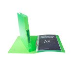 Classeur 2 anneaux plastifié Exacompta Chromaline A4 - Dos 2 cm coloris assortis