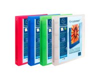   
<div class="translated-text">Ordner mit 4 Ringen, laminiert, Exacompta KREACOVER® Chromaline, anpassbar, A4+ Maxi - Rücken 4 cm</div>