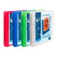Classeur 4 anneaux plastifié Exacompta KREACOVER® Chromaline personnalisable A4+ Maxi - Dos 4 cm