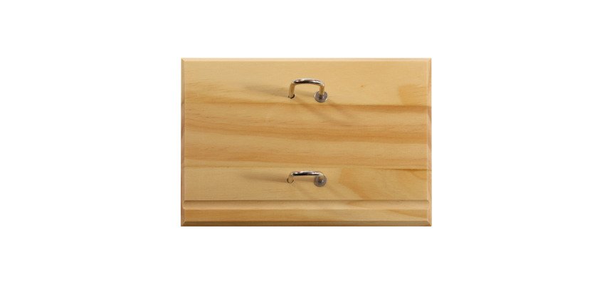 Socle en bois 14,5 x 20 cm pour Bloc-pratic