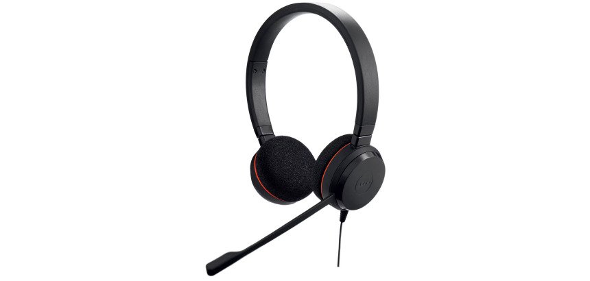 Auriculares con cable Jabra Evolve 20 MS estéreo biaurales USB-A Negro