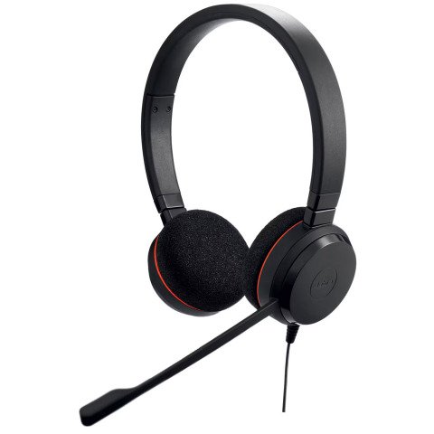 Auriculares con cable Jabra Evolve 20 MS estéreo biaurales USB-A Negro