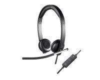 Auriculares con cable Logitech H650e biaurales USB Tipo A - negro/plata