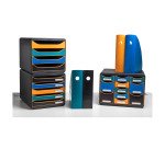 Porte-revues Exacompta Mag-Cube ECOBlack dos 8,2 cm - Noir