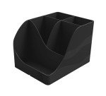 Pot à crayons Exacompta Pen Wave Neo Deco - Noir